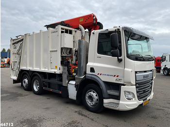 Camión de basura DAF FAN CF 290 Euro 6 Palfinger 23 Tonmeter laadkraan Just 166.890 km!: foto 3