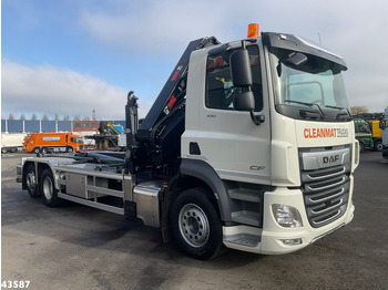 Multibasculante camión, Camión grúa DAF FAN CF 430 Hiab 25 Tonmeter laadkraan: foto 3