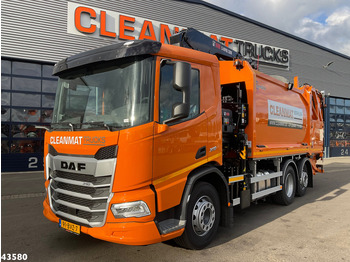 Camión de basura DAF FAN XD 340 Hiab 23 Tonmeter laadkraan + Welvaarts Weighing system: foto 2