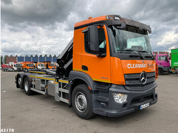 Multibasculante camión, Camión grúa Mercedes-Benz Actros 2643 Euro 6 HMF 23 Tonmeter laadkraan: foto 4