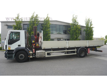 Camión caja abierta, Camión grúa IVECO STRALIS 19.310 E6 / Flatbed 19 EPAL / FASSI F135 / 225 MTH! / 5.7 T: foto 5