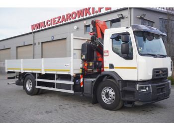 Camión grúa RENAULT C280 DTI 8 / FASSI crane F135A.22 / range 8 m / Flatbed 15 EPAL / 8 units: foto 4