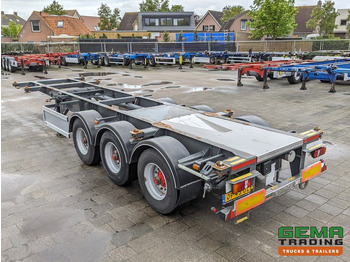Portacontenedore/ Intercambiable semirremolque Burg BPO 12-27 3-Assen BPW ADR EX/II EX/III FL OX AT - Trommelremmen - 20/30FT TankChassis - RVS Driptray/Toolbox (O1824): foto 2