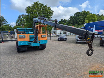 Dúmper Morooka MST-1100 Rupsdumper / Werktuigdrager - Platte kiepbak + Hiab 026 T3 Kraan - Komatsu 6Cil: foto 4