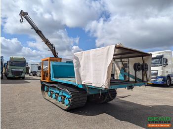 Dúmper Morooka MST-1100 Rupsdumper / Werktuigdrager - Platte kiepbak + Hiab 026 T3 Kraan - Komatsu 6Cil: foto 2
