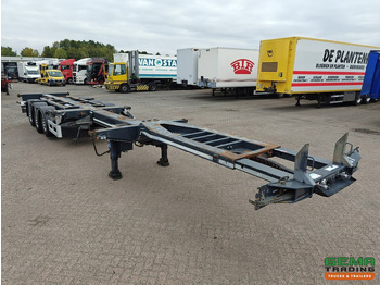 Portacontenedore/ Intercambiable semirremolque Pacton ET3 3-Assen SAF - MULTI - Schijfremmen - LiftAs - 3x Uitschuifbaar - 03/2026 APK: foto 4