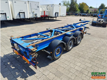 Portacontenedore/ Intercambiable semirremolque Van Hool 3B0079 3-Assen SAF - Schijfremmen - Alle aansluitingen / Universeel chassis: foto 4