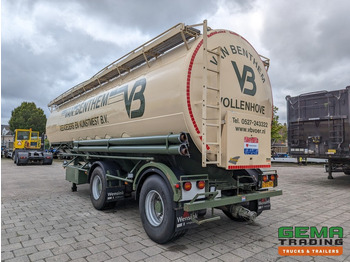 Cisterna semirremolque WELGRO 90WSL33-24 2-Assen SAF Silo MengVoeder / Futter 24m³ - Trommelremmen - StuurAs (O1961): foto 4