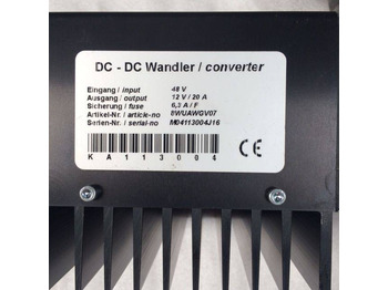 Sistema eléctrico para Equipo de manutención DC-DC Converter: foto 4 Sistema eléctrico para Equipo de manutención DC-DC Converter: foto 4