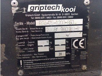 Implemento Griptech Fork positioner with Reach forks: foto 4