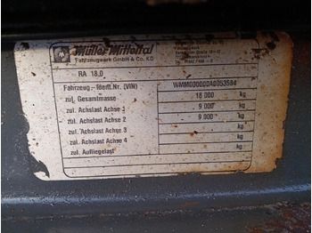 Remolque multilift/ Portacontenedores de cadenas Müller-Mitteltal RA18 Abrollanhänger 7m BPW Trommel TÜV 5/2025 Müller-Mitteltal RA18 Abrollanhänger 7m BPW Trommel TÜV 5/2025: foto 3 Remolque multilift/ Portacontenedores de cadenas Müller-Mitteltal RA18 Abrollanhänger 7m BPW Trommel TÜV 5/2025 Müller-Mitteltal RA18 Abrollanhänger 7m BPW Trommel TÜV 5/2025: foto 3