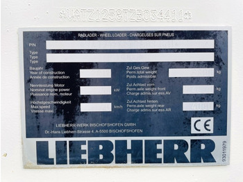Cargadora de ruedas Liebherr L506C (3725): foto 3