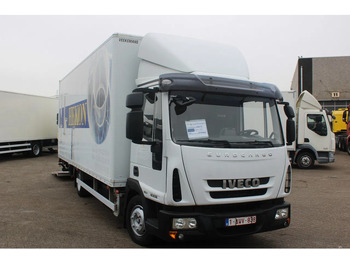 Camión caja cerrada Iveco Eurocargo 80E18 + MANUAL + EURO 5: foto 2