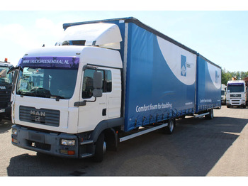 Camión lona MAN TGL 8.210 + TRAILER + SLEEPCAB COMBI: foto 2