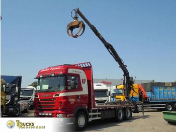 Camión caja abierta SCANIA R 730