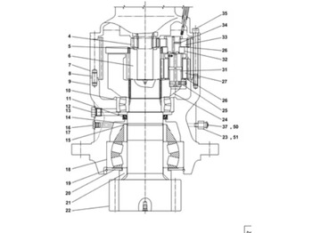 Reductor de giro CASE