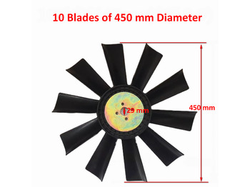 Ventilador para Cargadora de ruedas nuevo Qingdao Promising Engine Cooling Fan Blade for China Loader: foto 4