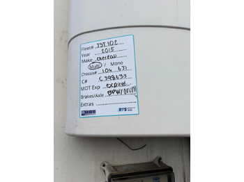 Frigorífico semirremolque Chereau 2015 Vector 1950MT – JST102: foto 3 Frigorífico semirremolque Chereau 2015 Vector 1950MT – JST102: foto 3