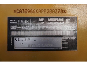 Cargadora de ruedas CAT 966K: foto 2