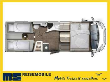 Leasing financiero de  Eura Mobil INTEGRA LINE 720 EF / 180PS-9G 40H /EINZELBETTEN leasing Eura Mobil INTEGRA LINE 720 EF / 180PS-9G 40H /EINZELBETTEN: foto 2