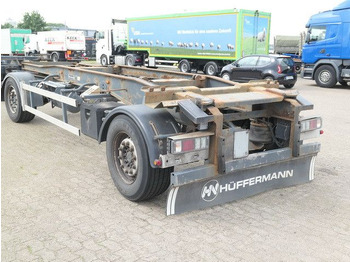 Remolque multilift/ Portacontenedores de cadenas Hüffermann HSA 18.70, Container, Schlitten, SAF, Luftfed. Hüffermann HSA 18.70, Container, Schlitten, SAF, Luftfed.: foto 2
