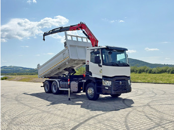 Volquete camión, Camión grúa Renault C 430 * FASSI F165A.0.23 + FUNK * 6x4: foto 2