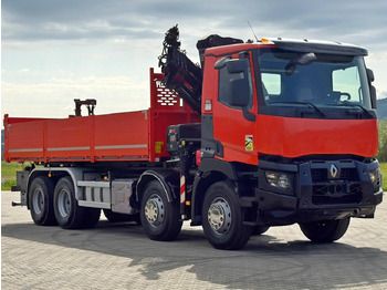 Volquete camión, Camión grúa Renault C 430 *KIPPER 6,80m* HIAB X-HIDUO 188 ES-4 * 8x4: foto 3 Volquete camión, Camión grúa Renault C 430 *KIPPER 6,80m* HIAB X-HIDUO 188 ES-4 * 8x4: foto 3