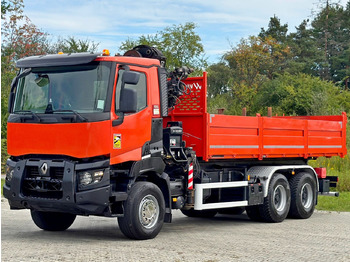 Camión grúa Renault K 380 * HIAB 144 BS - 3 HIDUO + FUNK * 6x4 * TOP: foto 3
