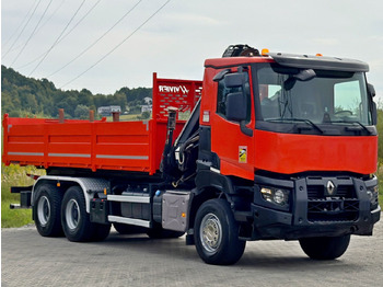 Camión grúa Renault K 380 * HIAB 144 BS - 3 HIDUO + FUNK * 6x4 * TOP: foto 4