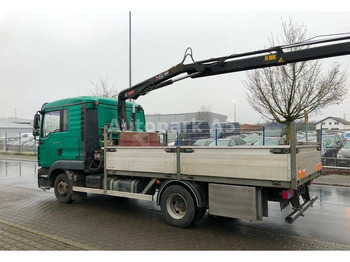Camión caja abierta, Camión grúa MAN TGL 8.180 Flatbed + Crane Hiab 055: foto 3 Camión caja abierta, Camión grúa MAN TGL 8.180 Flatbed + Crane Hiab 055: foto 3