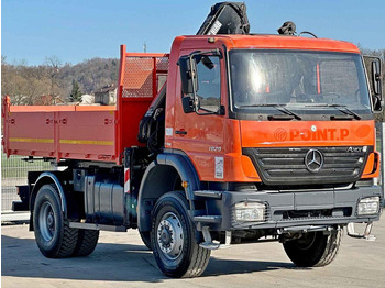 Volquete camión, Camión grúa Mercedes-Benz AXOR 1829 * HIAB 1111 HIDUO + FUNK * TOP * 4x4: foto 4 Volquete camión, Camión grúa Mercedes-Benz AXOR 1829 * HIAB 1111 HIDUO + FUNK * TOP * 4x4: foto 4