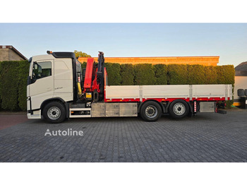 Camión caja abierta, Camión grúa Volvo FH 540 - Flatbed+crane 6x2: foto 4