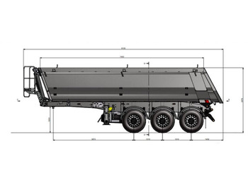 Volquete semirremolque nuevo Zaslaw WYWROTKA 26 m3 / FABRYCZNIE NOWA / STALOWA / RYNNA WANNA HP / 20: foto 2 Volquete semirremolque nuevo Zaslaw WYWROTKA 26 m3 / FABRYCZNIE NOWA / STALOWA / RYNNA WANNA HP / 20: foto 2