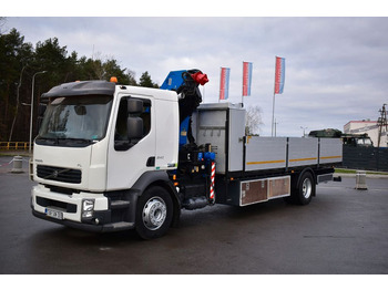 Camión grúa, Camión caja abierta Volvo FE 280 4x2 HMF 1560 K3 kran Rotator CRAN: foto 3