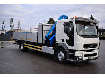 Camión grúa, Camión caja abierta Volvo FE 280 4x2 HMF 1560 K3 kran Rotator CRAN: foto 4