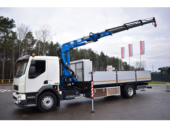 Camión grúa, Camión caja abierta Volvo FE 280 4x2 HMF 1560 K3 kran Rotator CRAN: foto 2