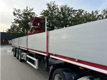 Semirremolque plataforma/ Caja abierta Carnehl Stenen vervoer oplegger met Kennis kraan: foto 2