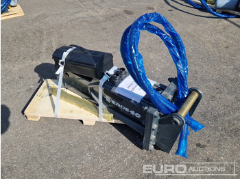 Martillo hidráulico HEROE 40  Hydraulic Breaker to suit Mini Excavator: foto 2