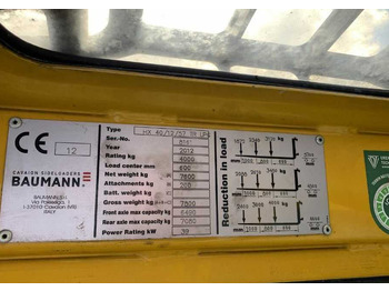 Carretilla de carga lateral Baumann HX40/12/57TR: foto 4