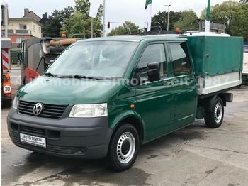 Furgoneta con caja de lona, Furgoneta combi Volkswagen T5 2.5 TDI Pritsche 4-Motion DoKa aus 1.Hand: foto 1