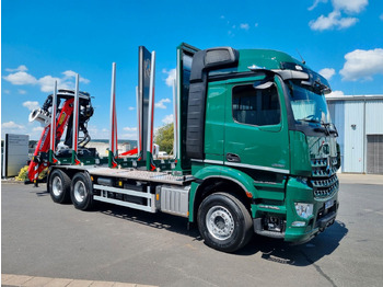 Camión forestal, Camión grúa Mercedes-Benz Arocs 2651L 6x4 Palfinger-EPSILON Y Crane M12Z91: foto 4