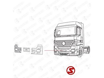 Parachoques para Camión nuevo Mercedes-Benz Bumper actros 2 - 3 mega rechts: foto 2 Parachoques para Camión nuevo Mercedes-Benz Bumper actros 2 - 3 mega rechts: foto 2