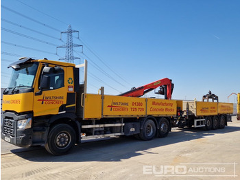 Camión caja abierta RENAULT T 460