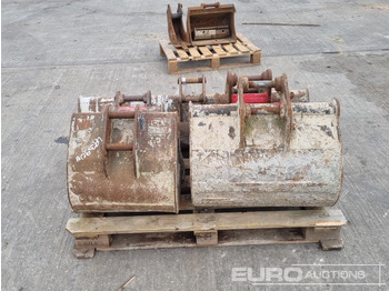 Cazo 48" Ditching, 24", 18", 12", 12" Digging Bucket 30mm Pin to suit Excavator: foto 4