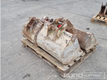 Cazo 48" Ditching, 24", 18", 12", 12" Digging Bucket 30mm Pin to suit Excavator: foto 5