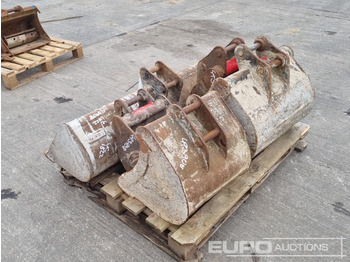 Cazo 48" Ditching, 24", 18", 12", 12" Digging Bucket 30mm Pin to suit Excavator: foto 3