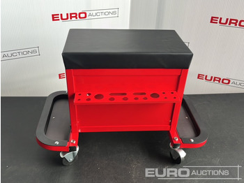 Equipo de taller Boss Wheeled Stool Tool Box, 3 Drawers, Magnetic Trays: foto 5