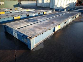 Carrocería/ Contenedor 30' Flat Rack Container Bridge: foto 1