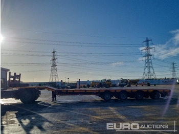 Camión caja abierta Nooteboom 4 Axle Extendable Low Loader Trailer, Twin Axle Rear Steer, Out Riggers: foto 2 Camión caja abierta Nooteboom 4 Axle Extendable Low Loader Trailer, Twin Axle Rear Steer, Out Riggers: foto 2