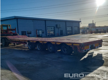 Camión caja abierta Nooteboom 4 Axle Extendable Low Loader Trailer, Twin Axle Rear Steer, Out Riggers: foto 3 Camión caja abierta Nooteboom 4 Axle Extendable Low Loader Trailer, Twin Axle Rear Steer, Out Riggers: foto 3